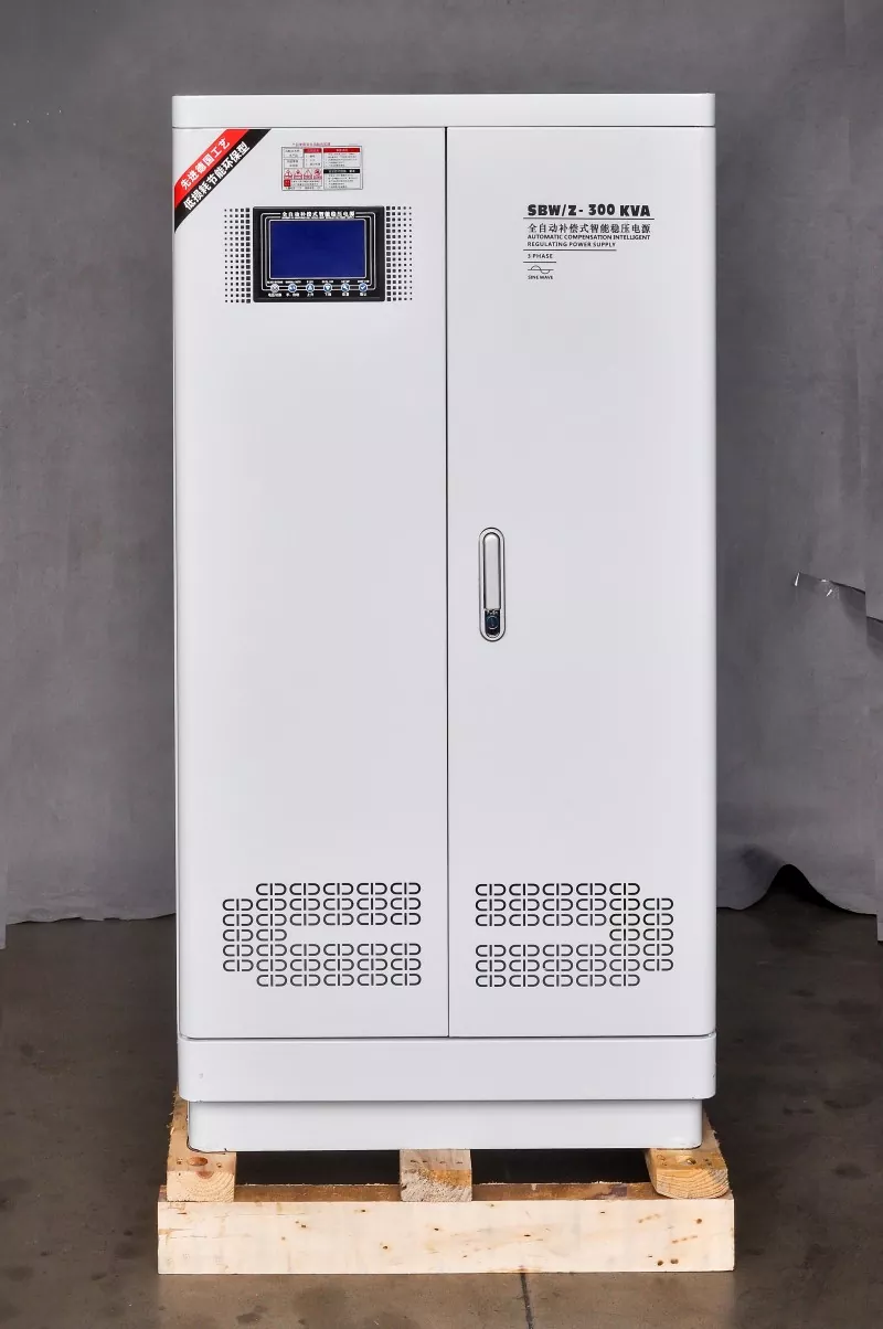 SBW series three-phase fully automatic compensatory voltage stabilizers